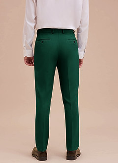 front Ethan Emerald Refined Weave Dress Pants