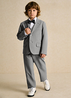 Oliver Boys Grey 5-Piece Suit