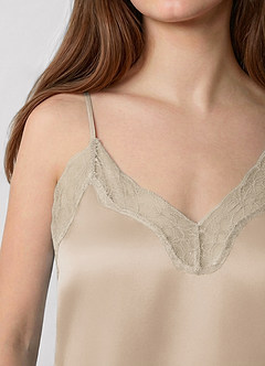 front 100% Washable Silk Camisole