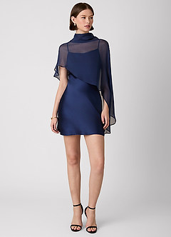 Crystle Mini Klänning Marin image2