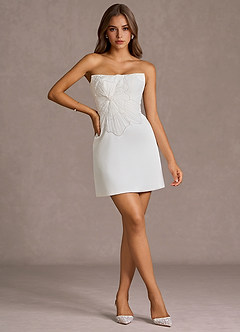 Leina White Mini Dress image4