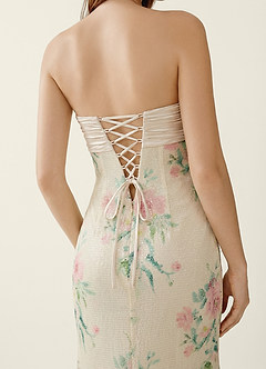Serafina White Sequins Corset Mermaid Prom Dress image6