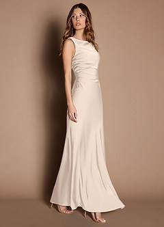 Vestido Crema Largo Evadne image6