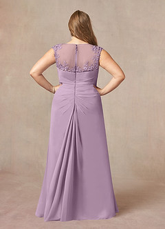 Azazie Libby Mother of the Bride Dresses Wisteria A-Line Scoop Sequins Chiffon Dress image8