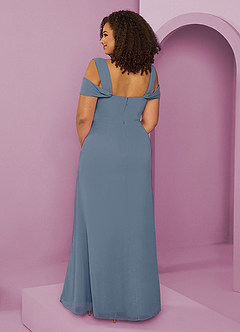 Barbie ♥ Azazie Final Sale Twilight A-Line Off the Shoulder Chiffon Dress image8
