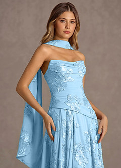 Gabriela Sky Blue Maxi Dress image6