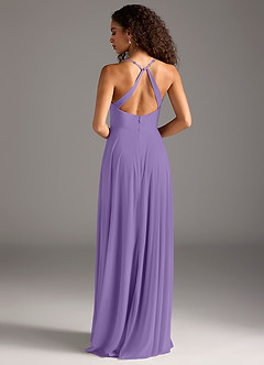 Azazie Davis Bridesmaid Dresses Tahiti A-Line Pleated Mesh Dress image5