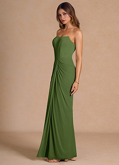 Anais Maxi Klänning Oliv image5