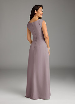 Azazie Bettina Mother of the Bride Dresses Dusk A-Line Lace Chiffon Dress image7