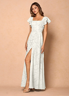 Anna Bílý Maxi šaty s volánkem image5