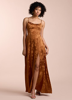 Abigail Caramel Maxi Dress image3