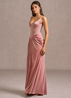 Vestido Rosa Claro Largo Pristina image3