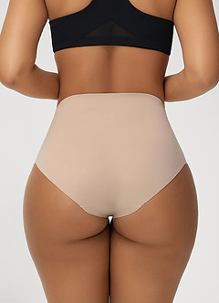 front Braguitas sin costuras de talle alto con control de abdomen