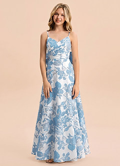 front Azazie Rumi Junior Formal Dress
