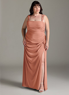 Azazie Jesaphine Bridesmaid Dresses MAI TAI Sheath Bow Chiffon Dress image8