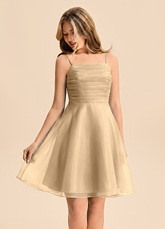 front Azazie Miko Junior Formal Dress
