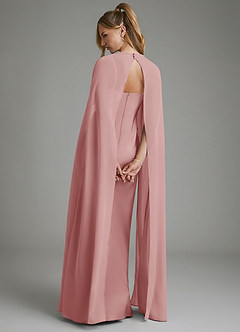 Azazie Nova Bridesmaid Dresses Dusty Rose Sheath Strapless Stretch Satin Convertible Dress image6