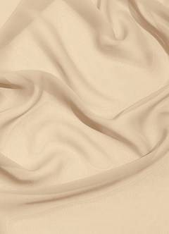 Azazie Bonnie Bridesmaid Dresses Champagne A-Line Keyhole Ruched Chiffon Dress image9