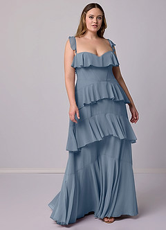 Barbie ♥ Azazie Bridesmaid Dresses Twilight A-Line Sweetheart Neckline Chiffon Dress image9