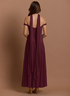 Isolde Wine Maxi Dress image3