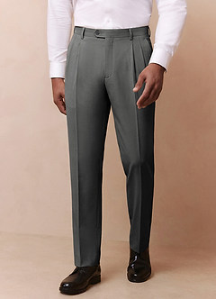 front Owen Carbón Pantalones de vestir ligeros y a medida