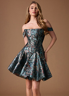 Vestido Paisley Crepuscular Mini Flo image7