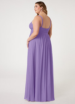 Azazie Chanel Bridesmaid Dresses Tahiti A-Line Pleated Chiffon Dress image9