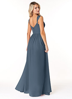 Azazie Cleobella Bridesmaid Dresses Neptune A-Line Sweetheart Lace Chiffon Dress image5