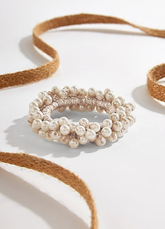 front Pearl Scrunchie