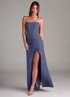 Azazie Leonis Bridesmaid Dresses Stormy Sheath Strapless Chiffon Convertible Dress image7