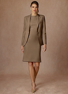 front Charlotte Trufla Sukienka Z Wyrafinowanego Splotu