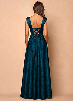 Runa Navy Black Maxi Dress image2