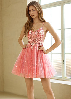 Shimira Orange Mini Dress image3