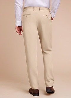 front Owen Tan Lightweight Tailored Dress Pants