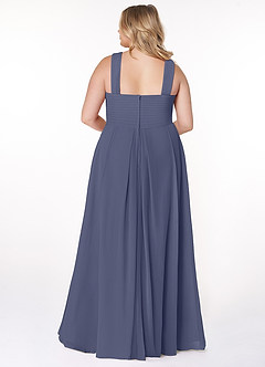 Azazie Kaleigh Bridesmaid Dresses Stormy A-Line Pleated Chiffon Dress image8