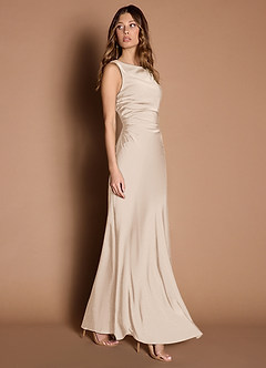 Vestido Crema Largo Evadne image2