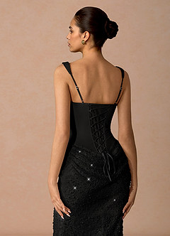 Niamh Black Maxi Dress image5