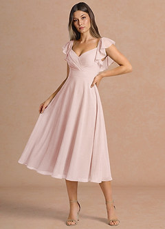 Leilani Powder Pink Midi Dress image3