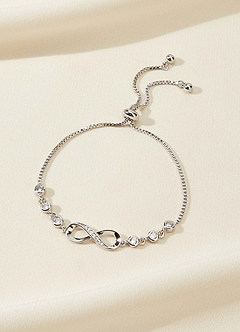 front Infinite Love Zircon Bracelet