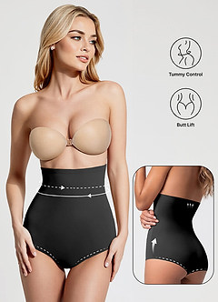 Azazie Tanga moldeadora sin costuras de talle alto
