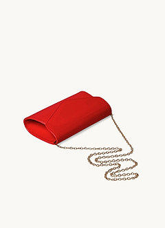 front Brief Patent Leather Envelope Bag