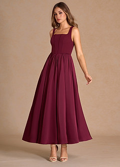 Cate Wine Maxi Dress image3