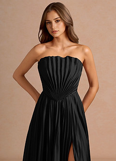 Kaia Black Midi Dress image5