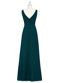 Azazie Julianna Bridesmaid Dresses Pine A-Line Chiffon Dress image7