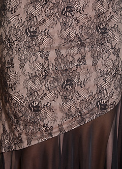 Maxi jurk Vanessa Zwart Naakt image6