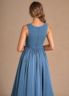 Vestido Azul Profundo Largo Cate image6
