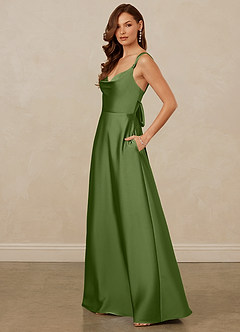 Christian Siriano Bridal for Azazie 1001 Bridesmaid Dresses Juniper A-Line Sweetheart Neckline Stretch Satin Dress image4