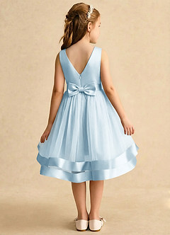 Azazie Sophia Flower Girl Klänningar Klä A-Line i Tyll Rosett image2