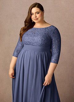 Azazie Carmena Mother of the Bride Dresses Stormy A-Line Sequins Chiffon Dress image13