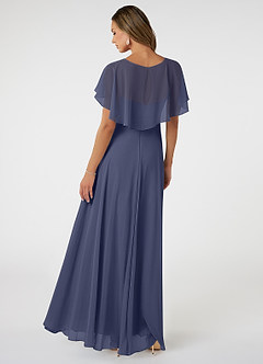 Azazie Jamie Bridesmaid Dresses A-Line Chiffon Floor-Length Dress image5